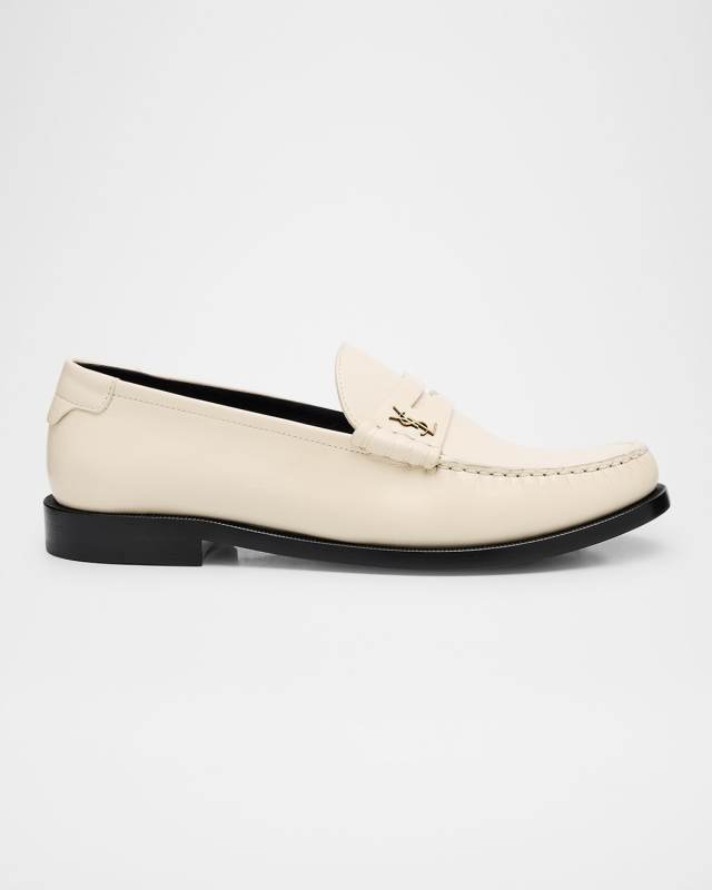 Le Leather YSL Penny Loafers